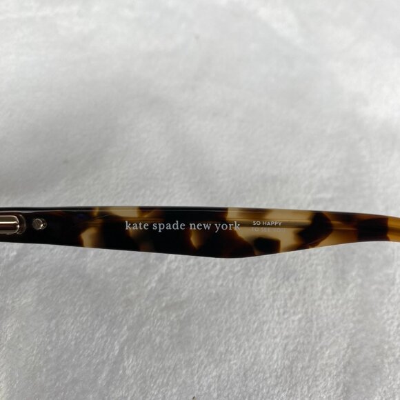 Kate Spade Adrie 086 DARK HAVANA Cat Eye Eyeglasses Frames 53-16-140 - Picture 7 of 9